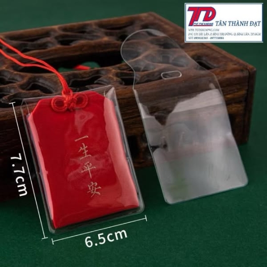 Túi Nhựa Bảo Vệ Trong Suốt Để Đựng Túi Phước Omamori