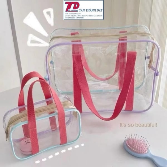 Túi đi biển, Túi thạch trong suốt chống thấm nước, Bán chạy - Túi nhựa PVC dung tích lớn ngoài trời