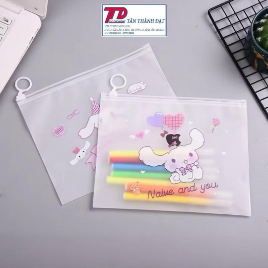 Túi Đựng Bút Trong Suốt PVC – Nhỏ Gọn, Đa Năng, Cực Xinh