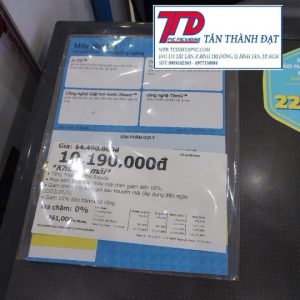 Túi đựng thẻ giảm giá, thẻ quảng cáo cho sản phẩm điện máy