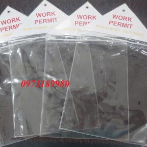 Sản xuất túi WORK PERMIT túi chống nước